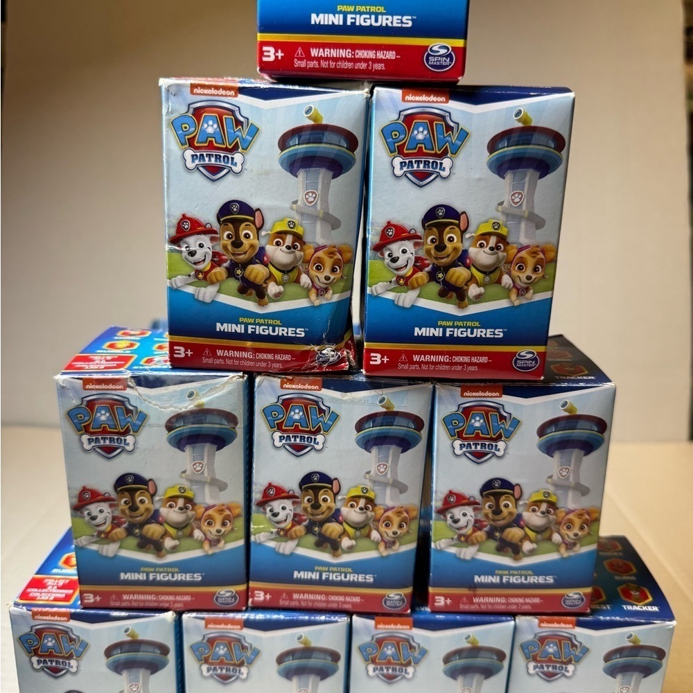 PAW Patrol 10th Anniversary 2” Mini Figures 10 Mystery Blind Boxes SALE!